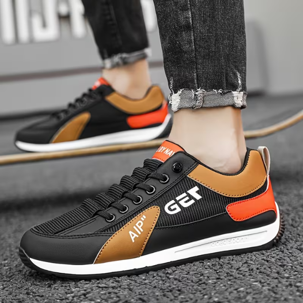 STRAVIO™ - ZAPATOS MASCULINOS CÓMODOS PARA USO DIARIO, CON CORDONES ELÁSTICOS