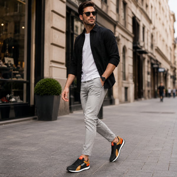 STRAVIO™ - ZAPATOS MASCULINOS CÓMODOS PARA USO DIARIO, CON CORDONES ELÁSTICOS