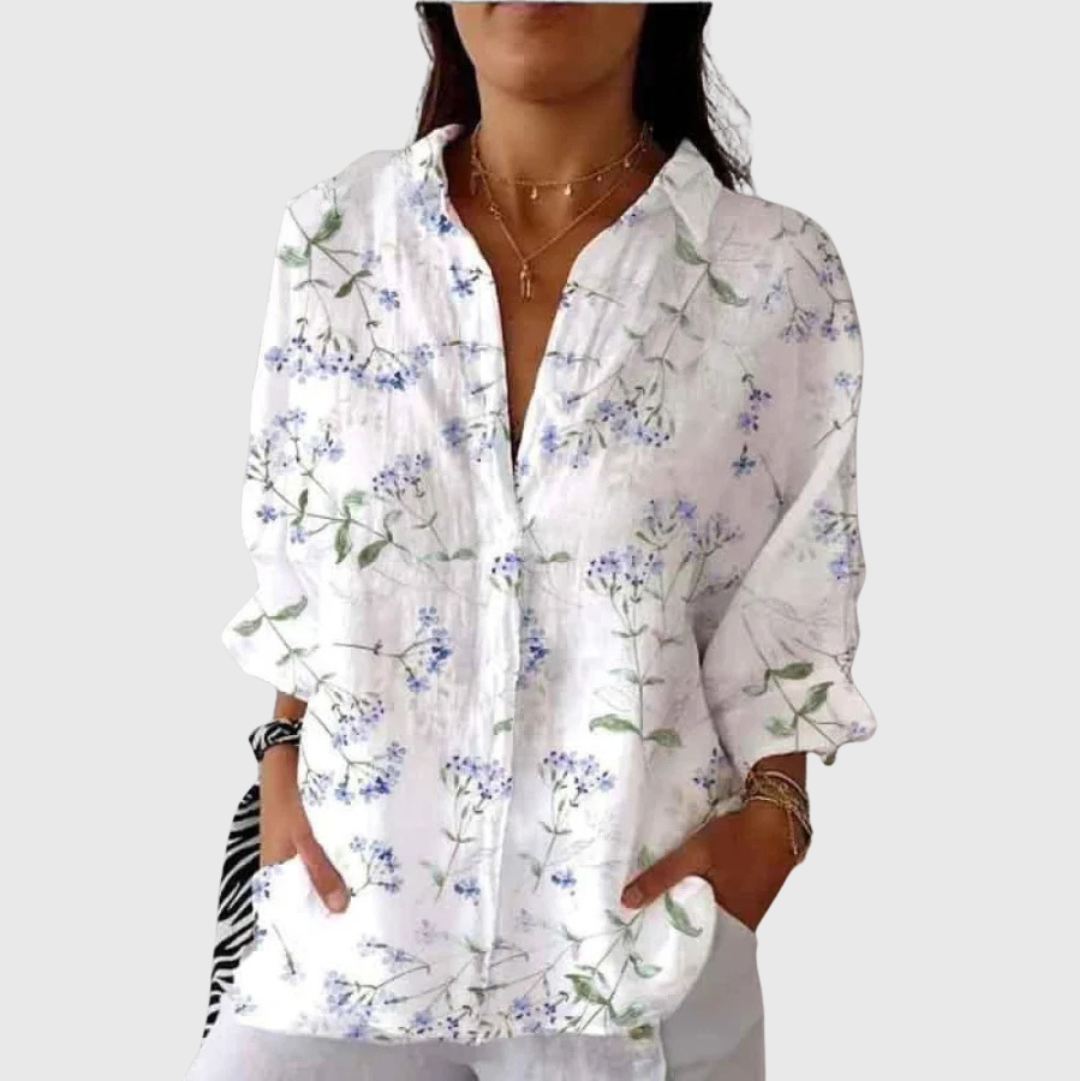 Blusa ligera y colorida con estampado