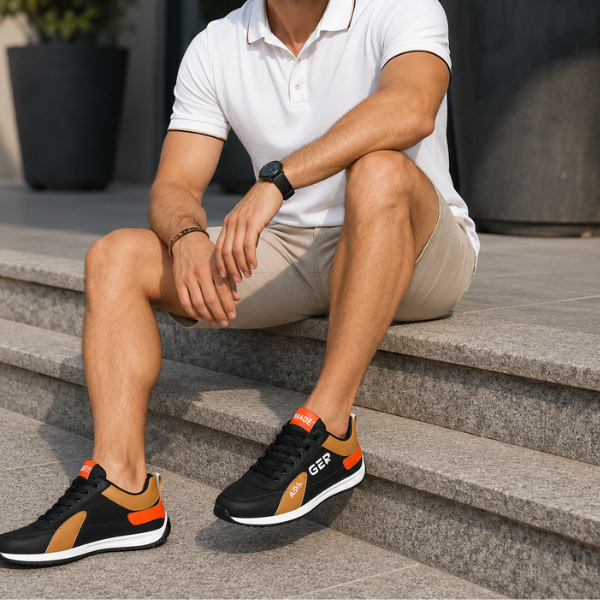 STRAVIO™ - ZAPATOS MASCULINOS CÓMODOS PARA USO DIARIO, CON CORDONES ELÁSTICOS