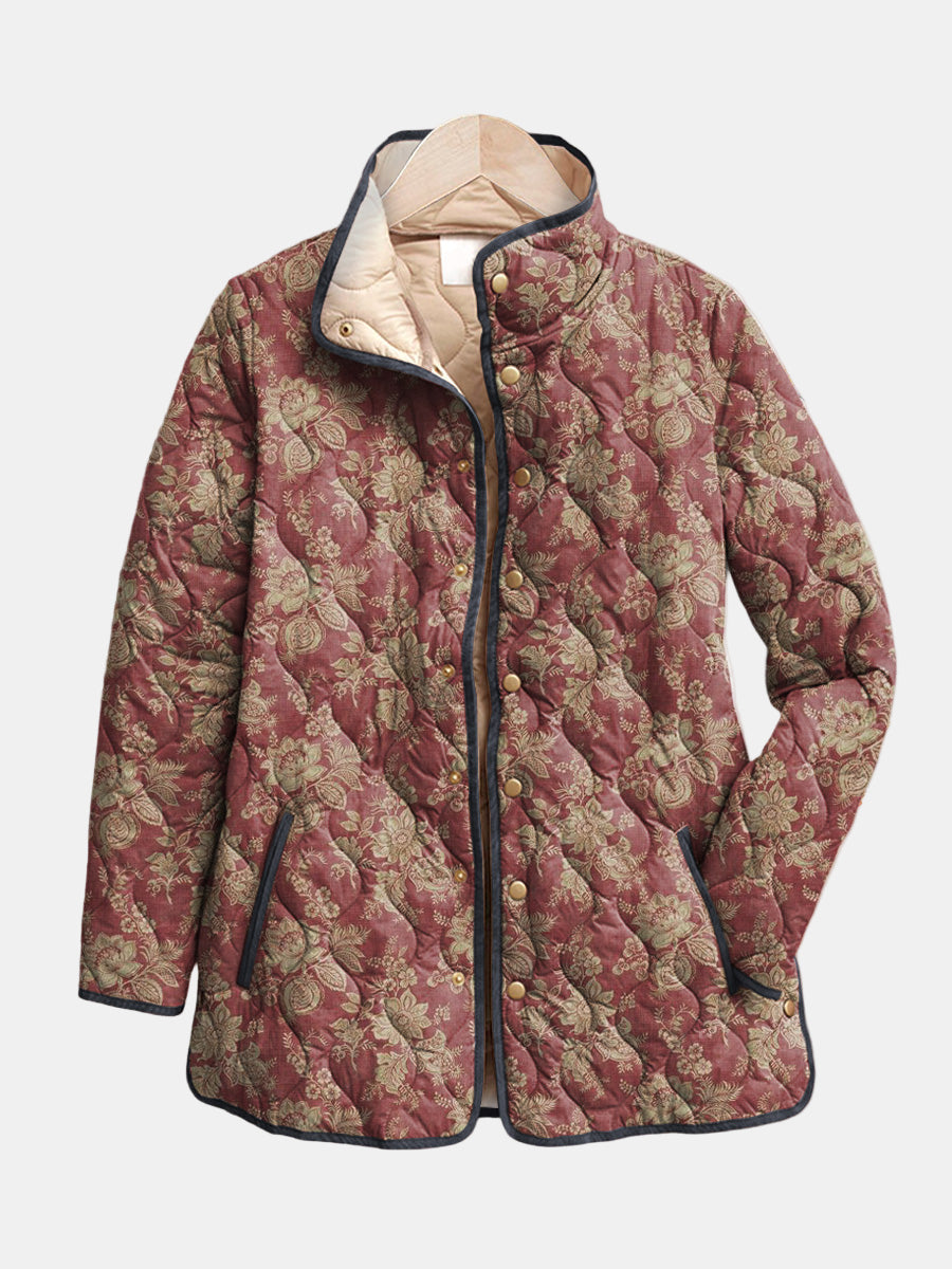 Sophia | Chaqueta Acolchada Damas Púrpura