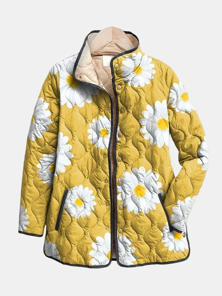 Élise | Chaqueta Acolchada con Margaritas