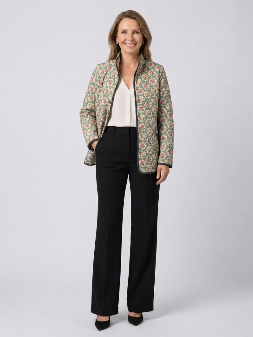 Amélie | Chaqueta Acolchada Tapicería Floral
