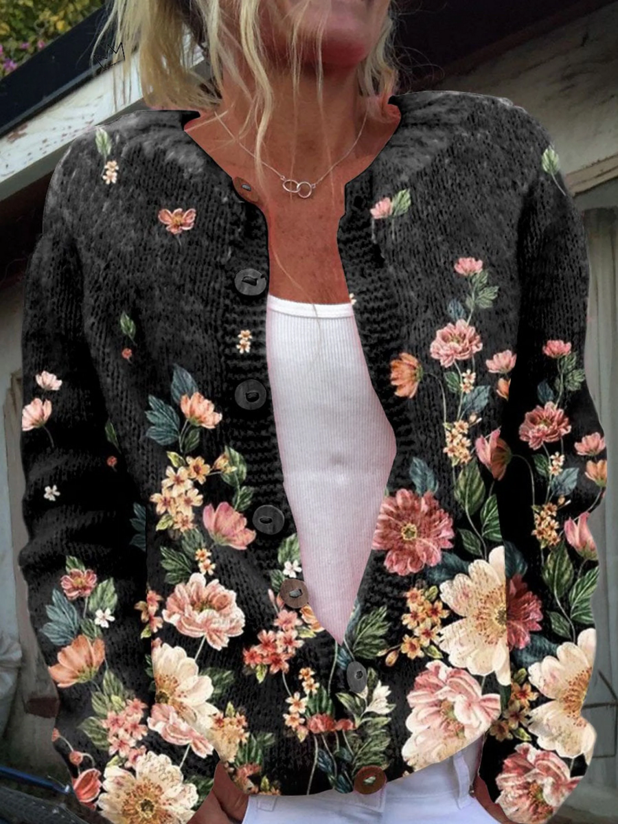 Mya | Cárdigan Floral Vintage
