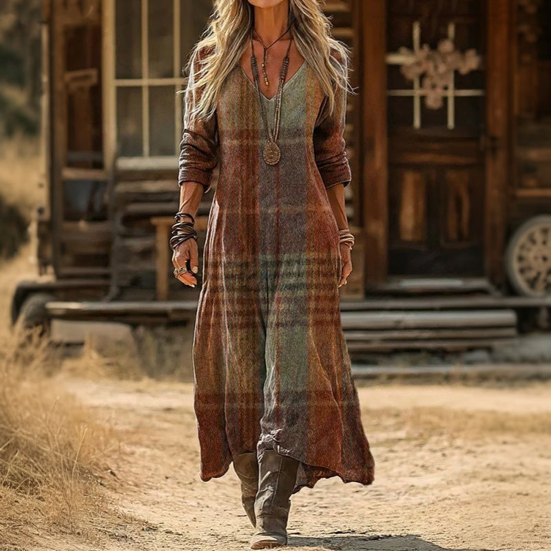 Phoebe - Vestido de Silueta Larga de Uso Fácil