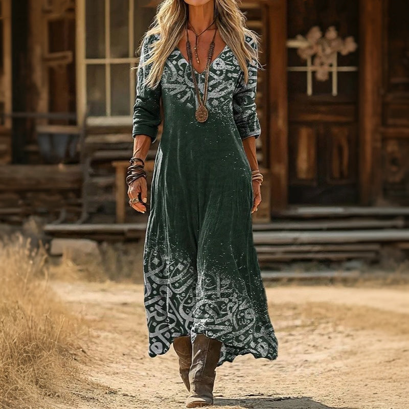 Annabelle - Vestido de Comodidad Última con Corte Relajado