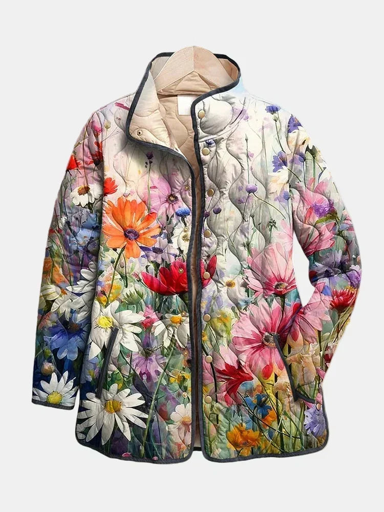 Manon | Chaqueta Acolchada Flores de Campo