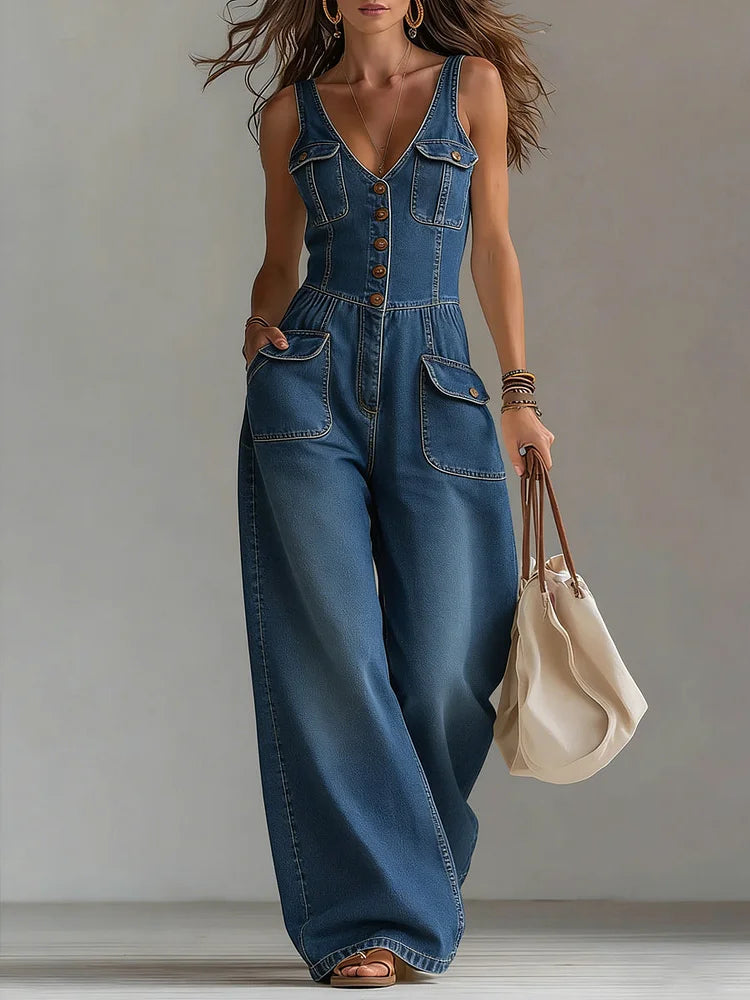 Sofia | Mono en Denim Rilassato