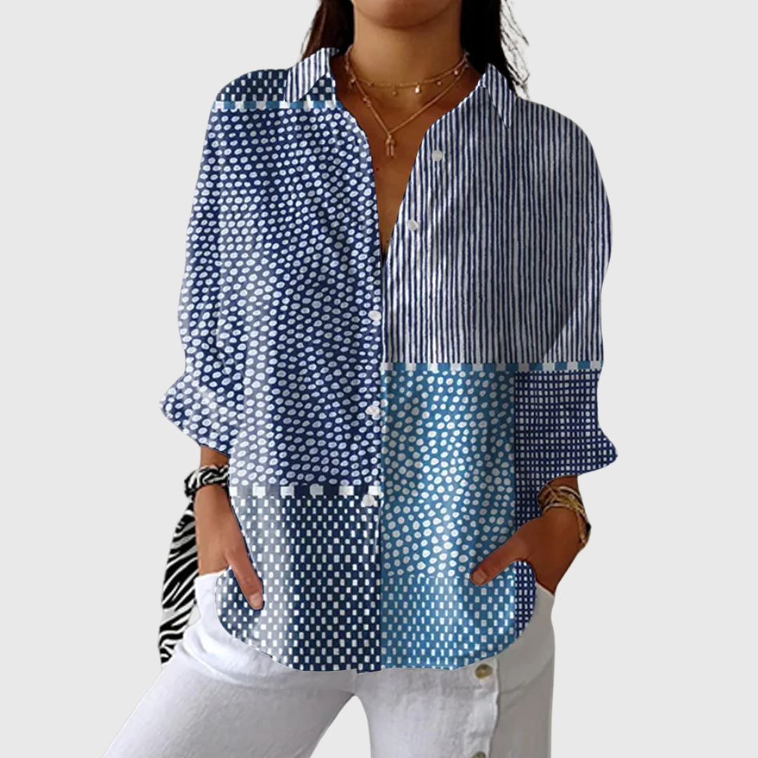 Blusa ligera y colorida con estampado