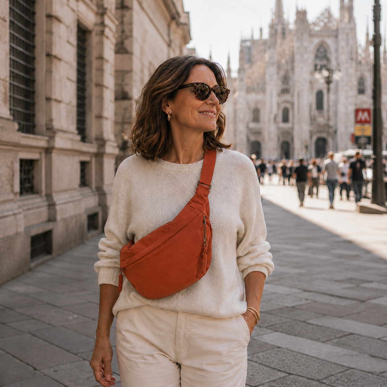 Cathe | Bolsa de Hombro Naranja