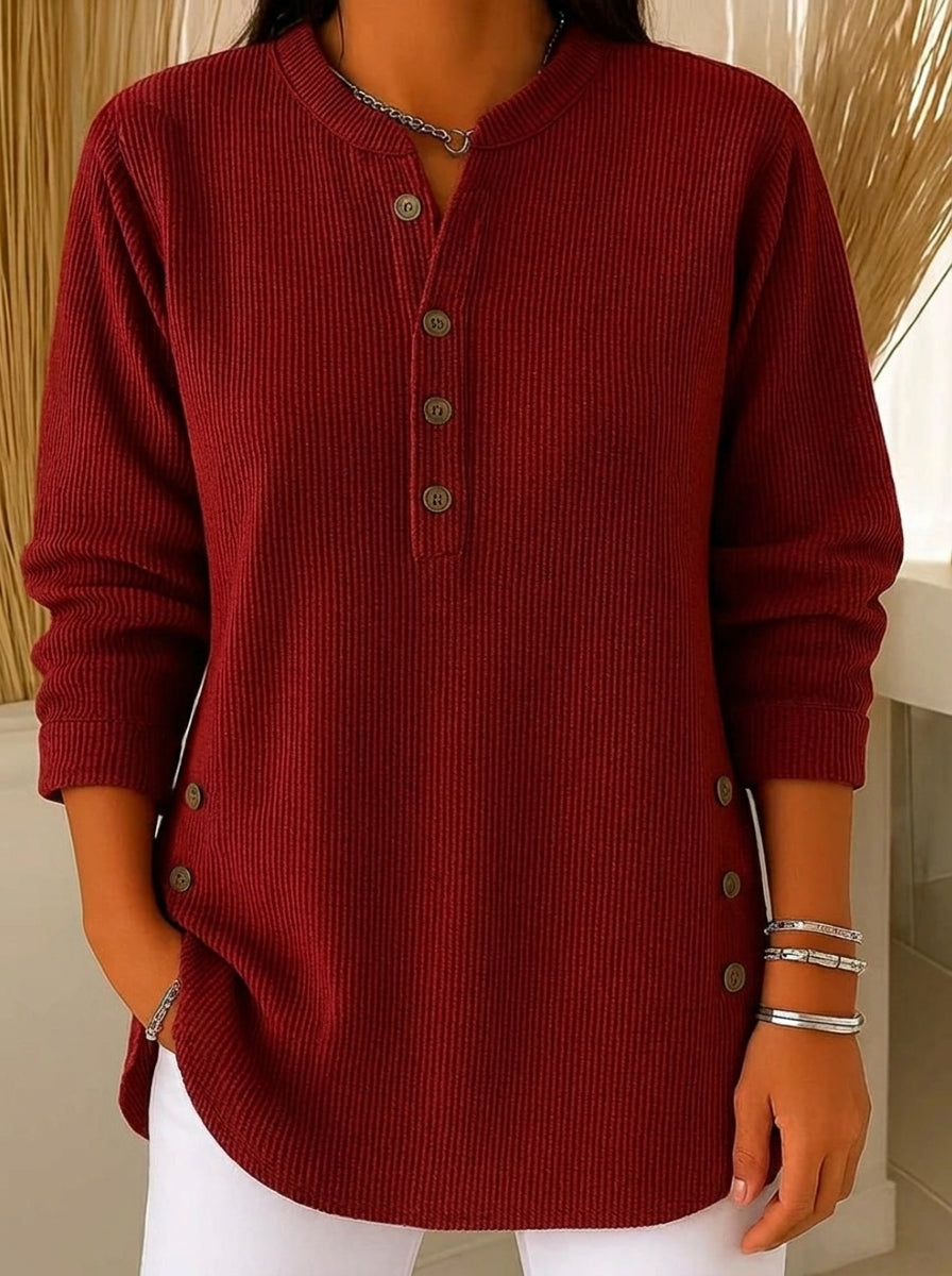 Nieves - Túnica Henley con Botones