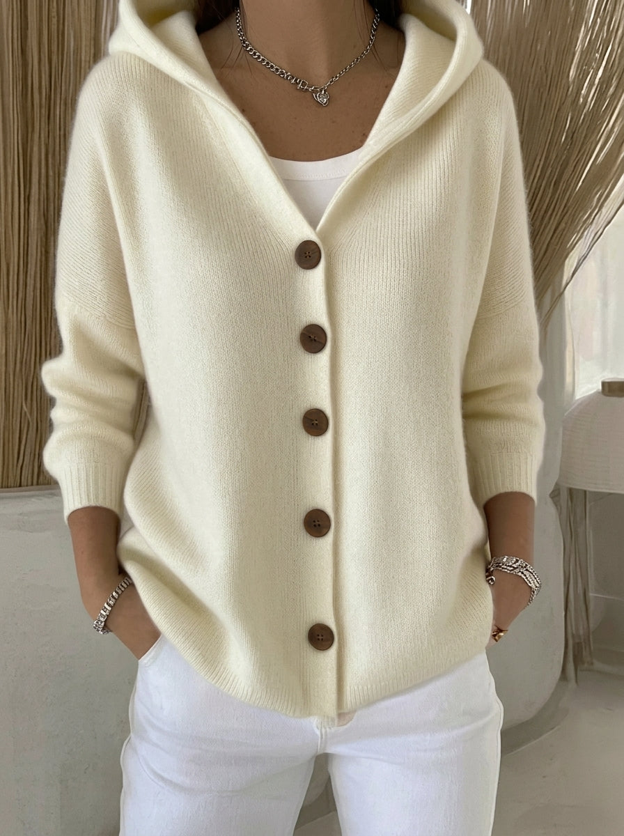 Rocío - Chaqueta de Punto con Capucha