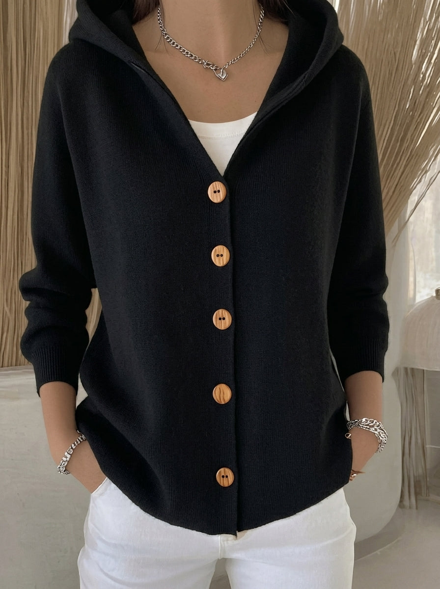 Rocío - Chaqueta de Punto con Capucha