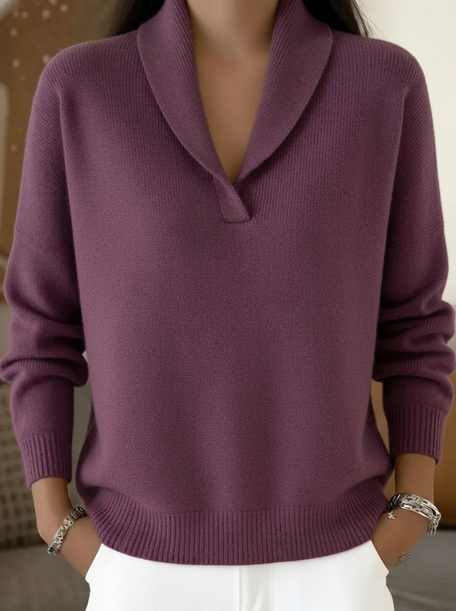 Encarna - Jersey con Cuello de Pico