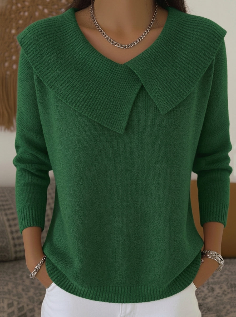 Soledad - Jersey Cálido con Cuello Vuelto