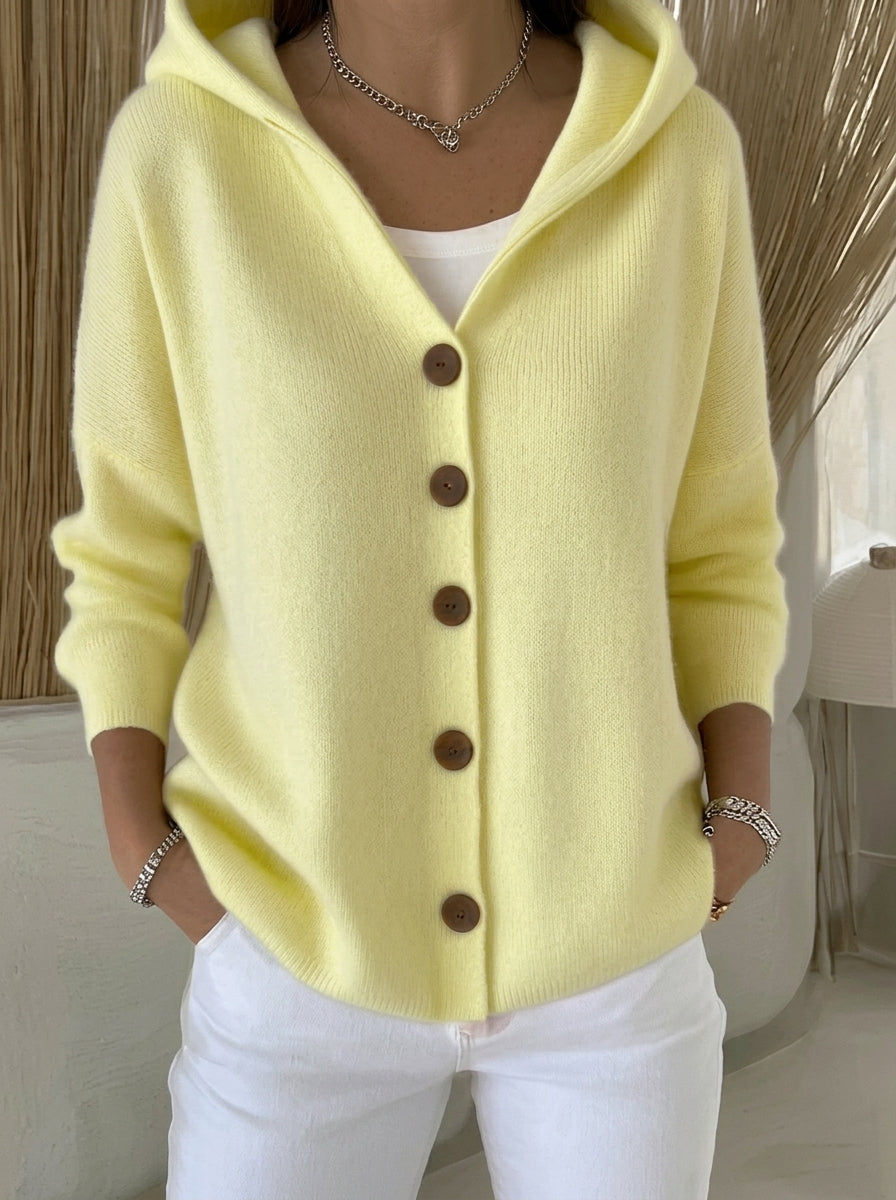 Rocío - Chaqueta de Punto con Capucha