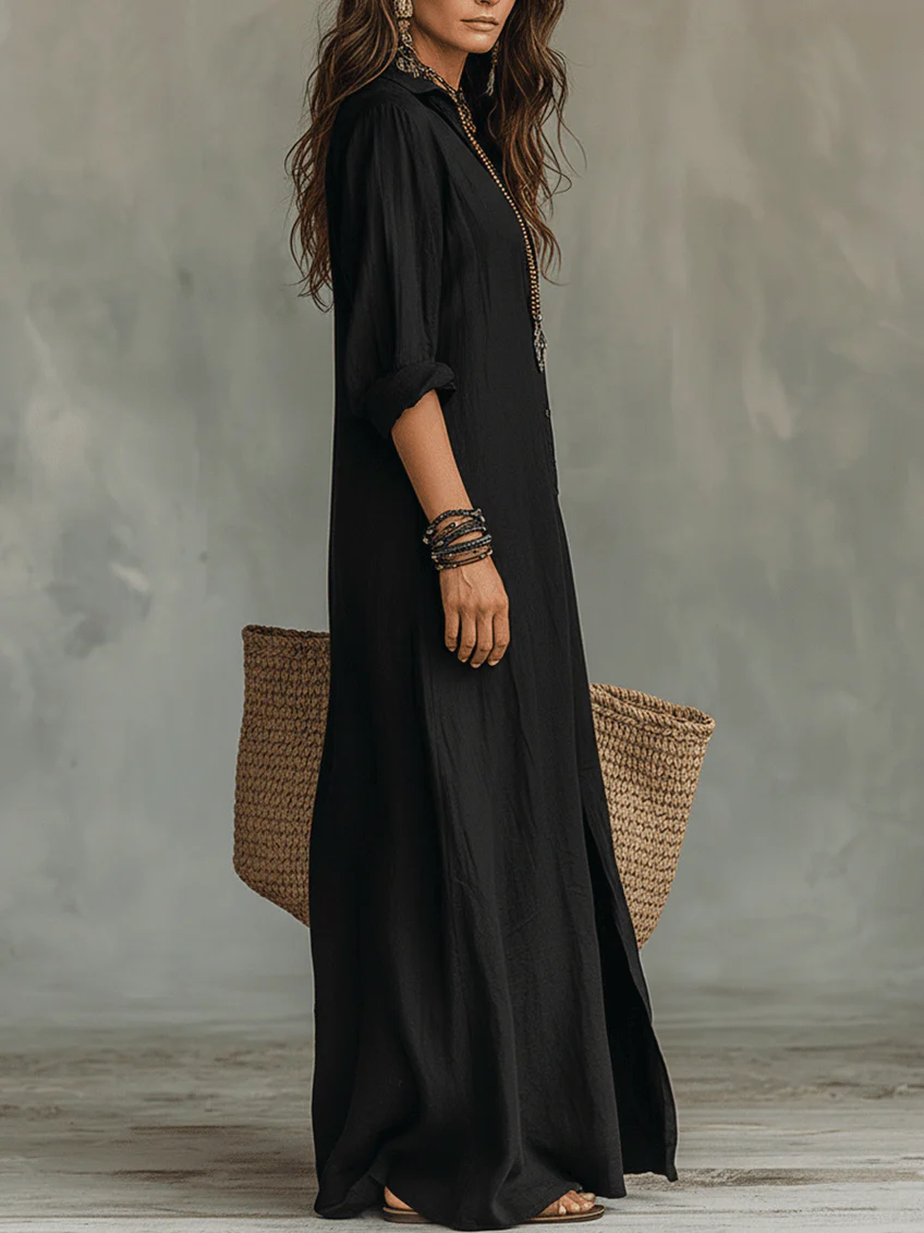WILLOW | Vestido Maxi Sin Esfuerzo con Silueta Halagadora para Uso Diario Versátil