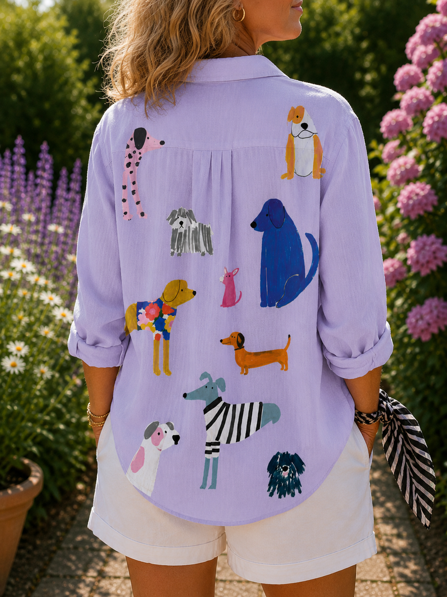 Florence | Blusa Perritos Divertidos