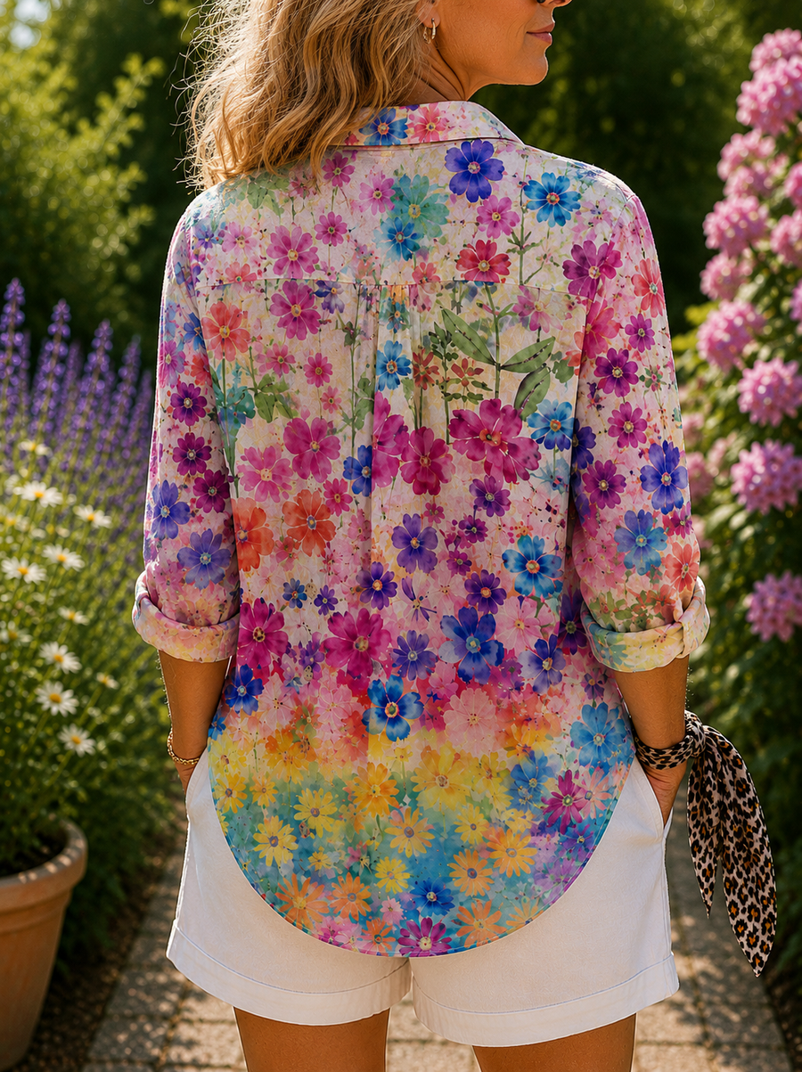 Valeria | Blusa Artística Vibrante