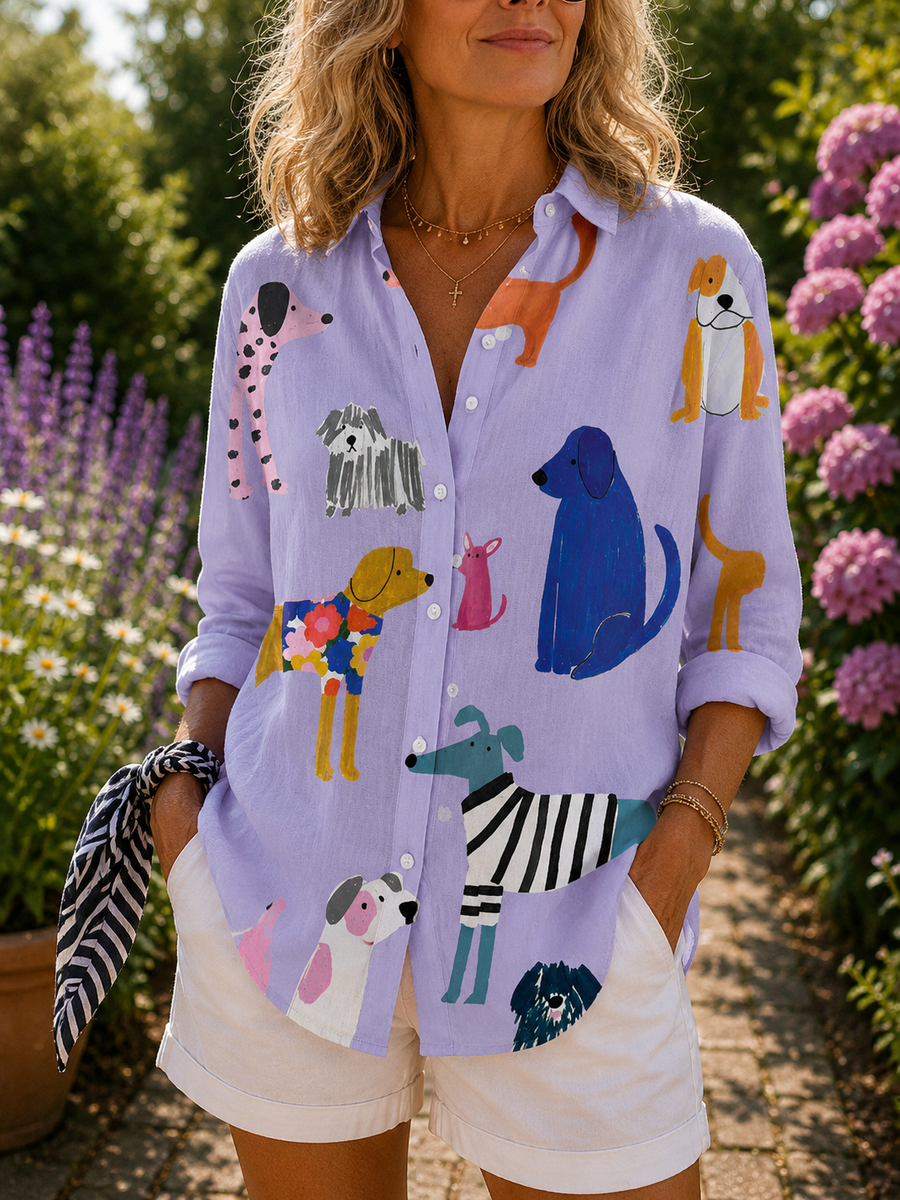 Florence | Blusa Perritos Divertidos