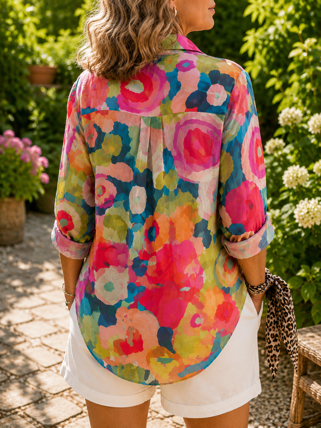 Deliane | Blusa Artística Vibrante
