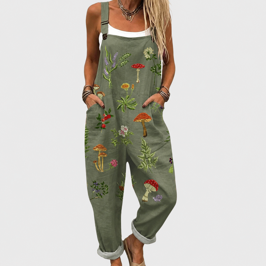 Peto Nuria verde estampado