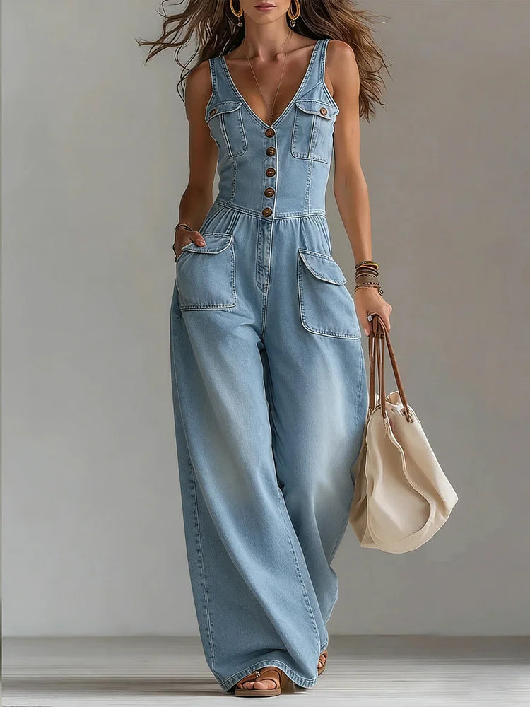 Sofia | Mono en Denim Rilassato