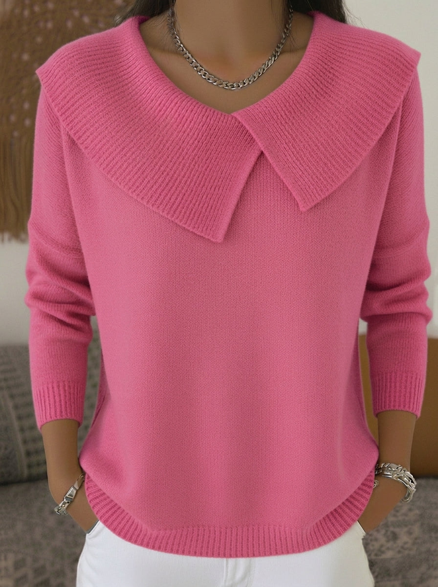 Soledad - Jersey Cálido con Cuello Vuelto