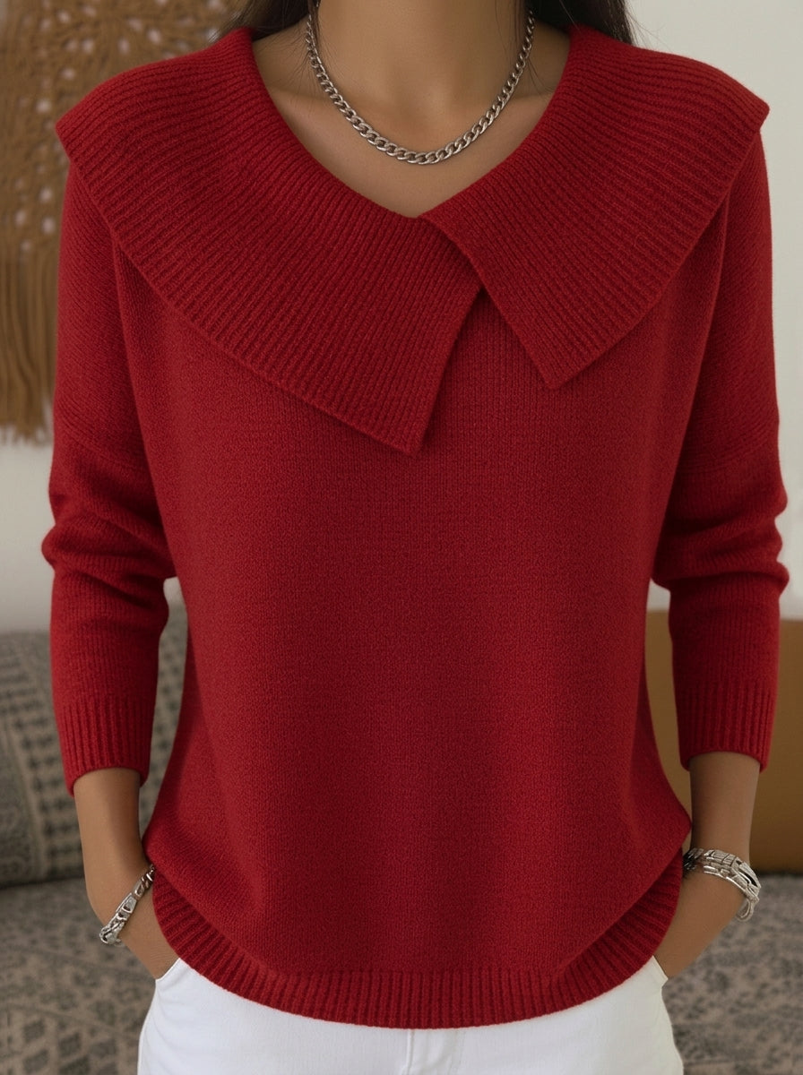 Soledad - Jersey Cálido con Cuello Vuelto
