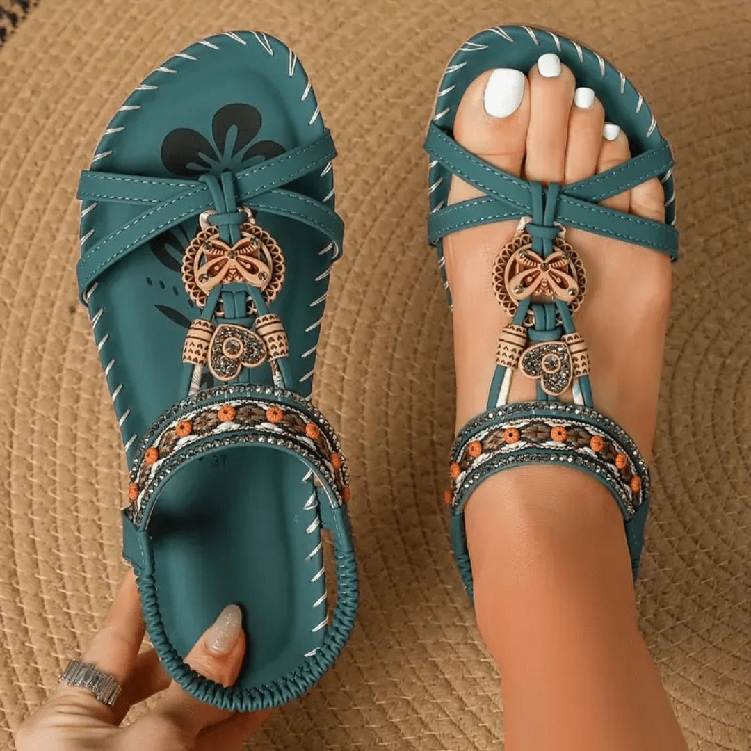 Simone - Sandalias Comfort Estilo Ibiza
