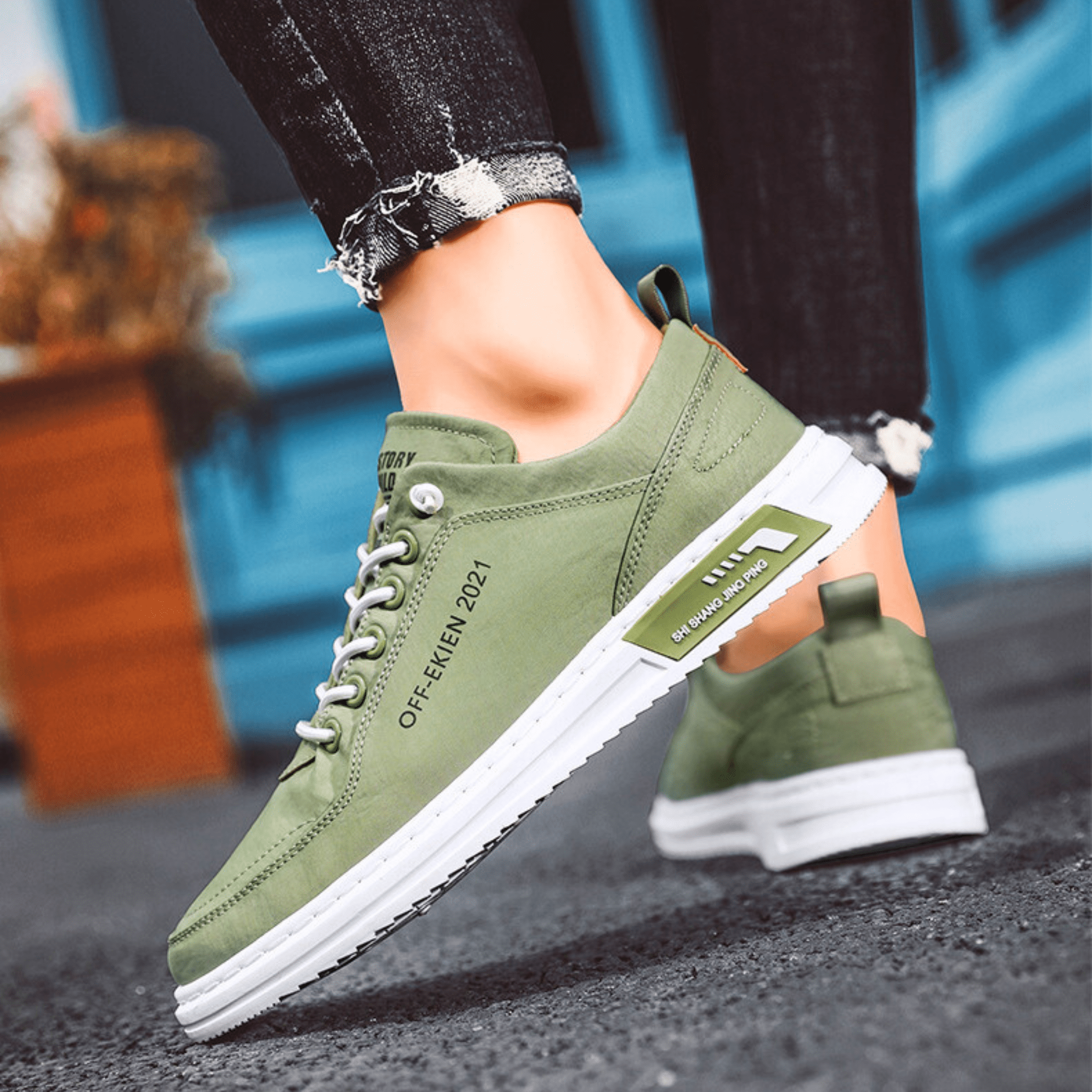 La zapatilla Levaro