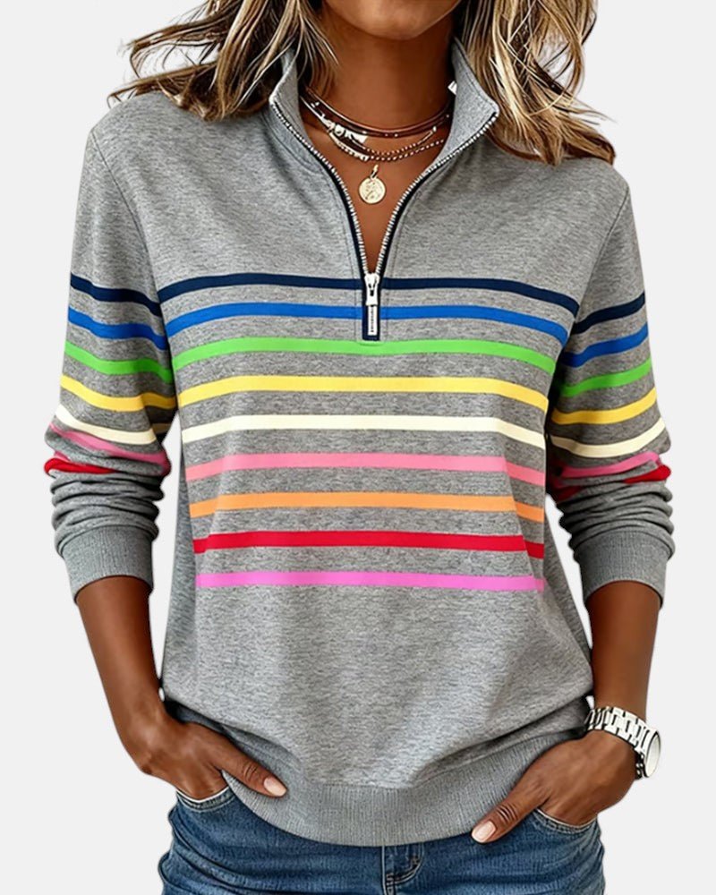 Madison - Sudadera de Mujer con Cremallera de Cuarto
