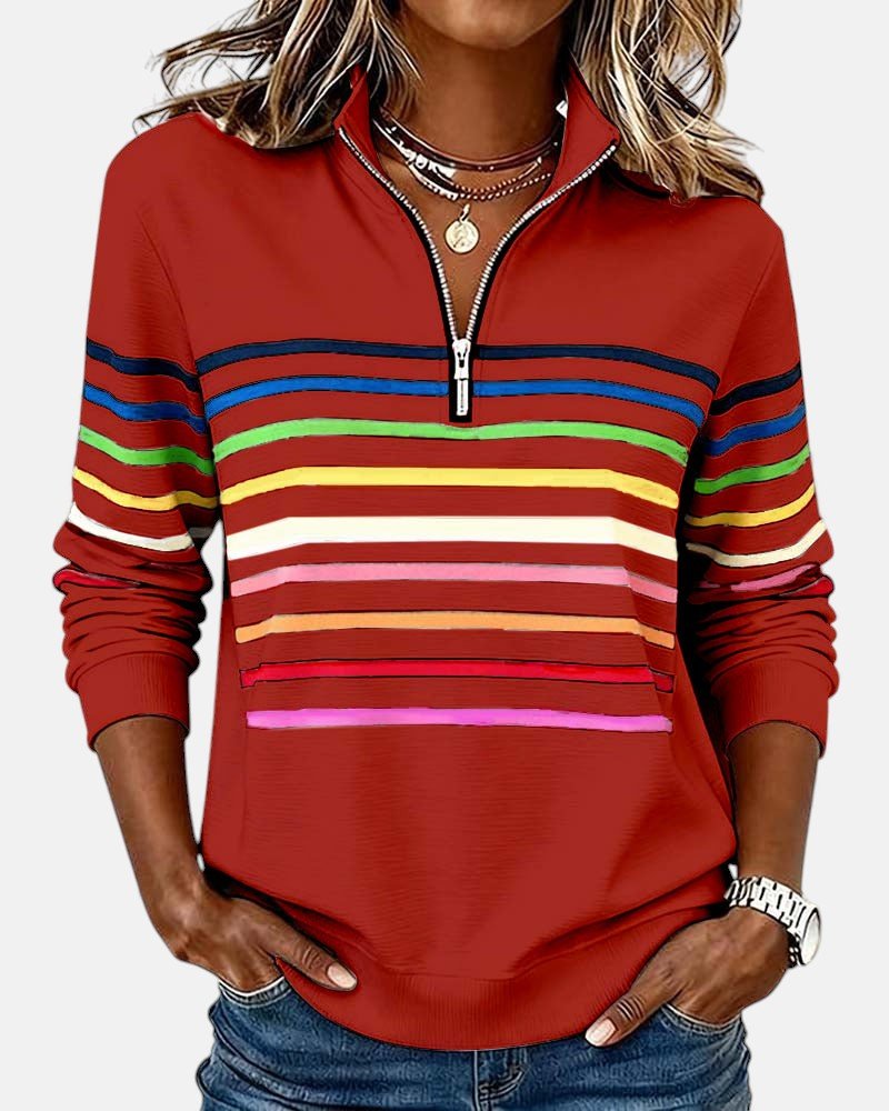 Madison - Sudadera de Mujer con Cremallera de Cuarto