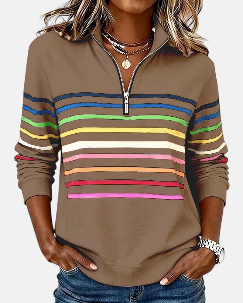 Madison - Sudadera de Mujer con Cremallera de Cuarto
