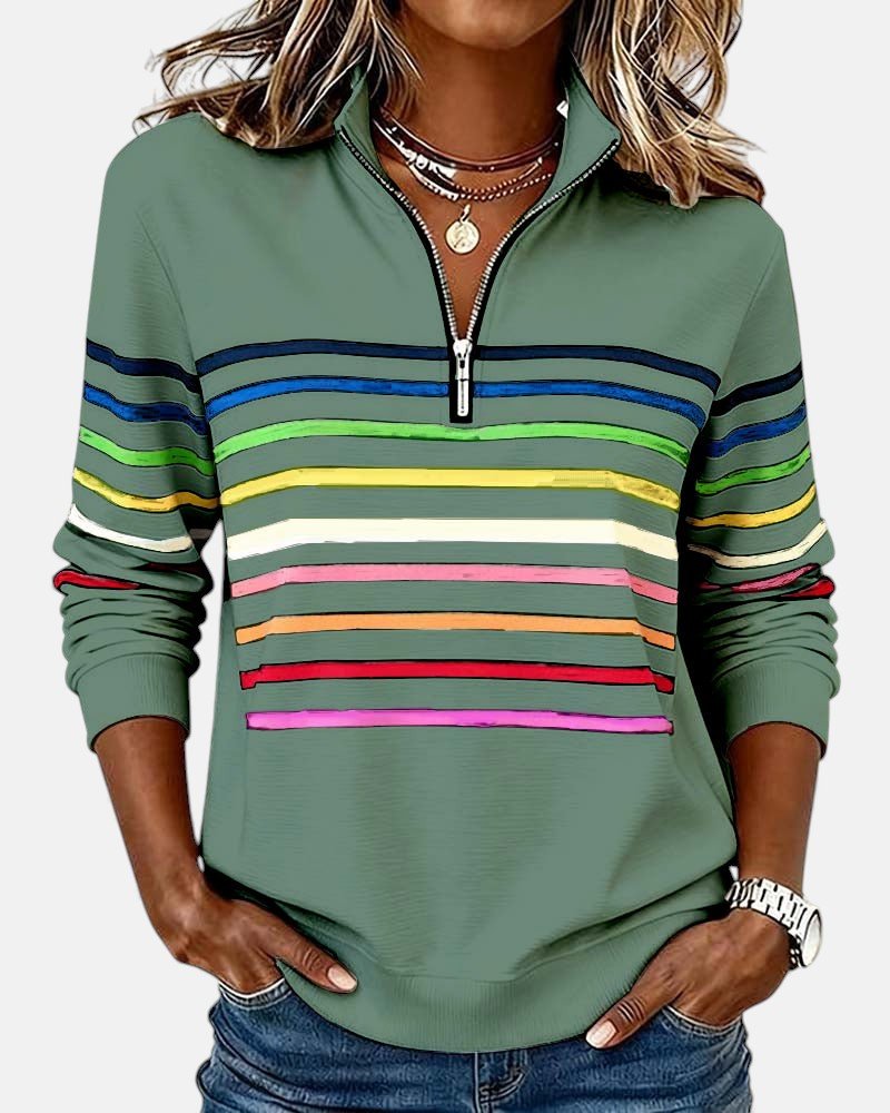 Madison - Sudadera de Mujer con Cremallera de Cuarto